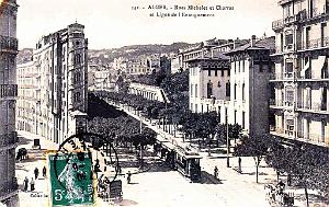ALGER - RUES MICHELET ET CHARRAS - 1918